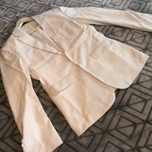 NWOT Men’s white fitted blazer - slim fit
